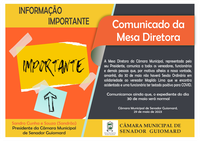 INFORMAÇÃO IMPORTANTE